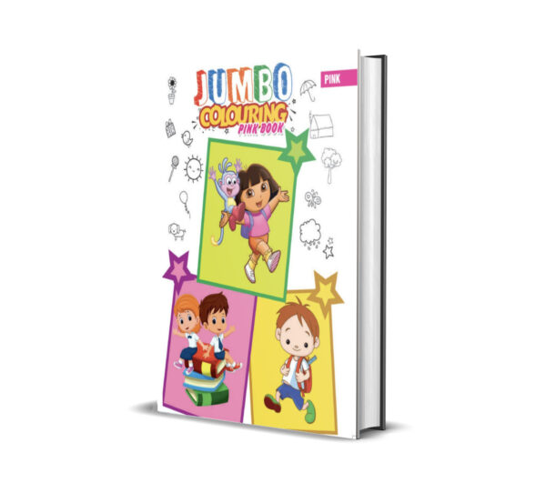 Jumbo Colouring Book Pink