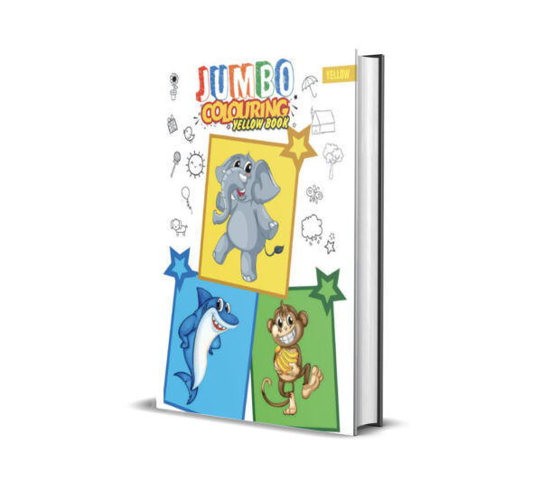 Jumbo Colouring Book Yellow