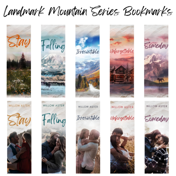 Landmark Mountain Series Bookset with Bookmarks (Stay, Falling, Irresistible, Unforgettable, Someday) - Image 2