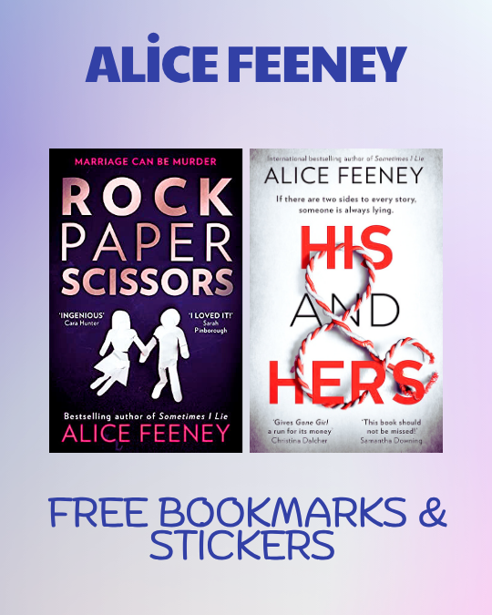 Alice Feeney Duet (His and Hers+ Rock Paper Scissors)